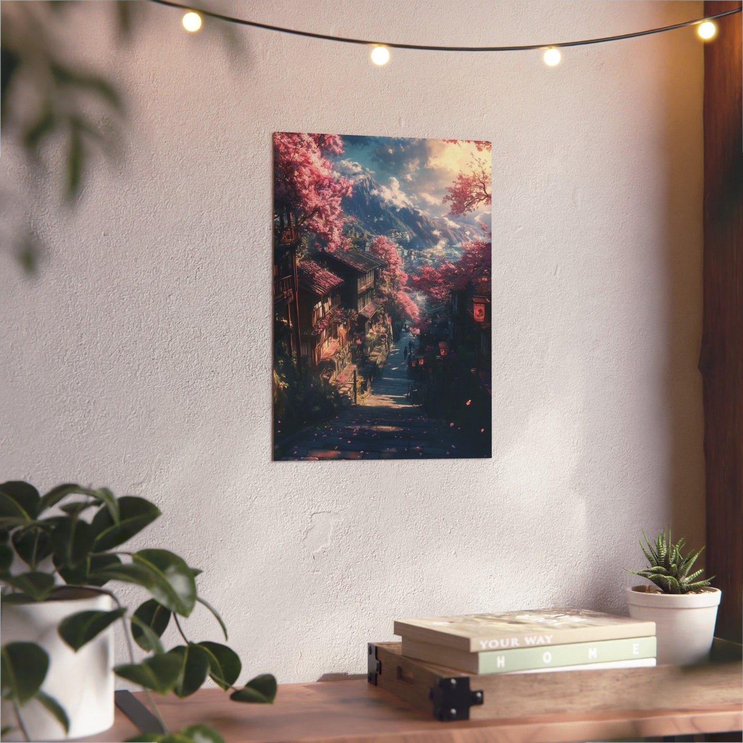 Mountain Glow: The Sakura Haven