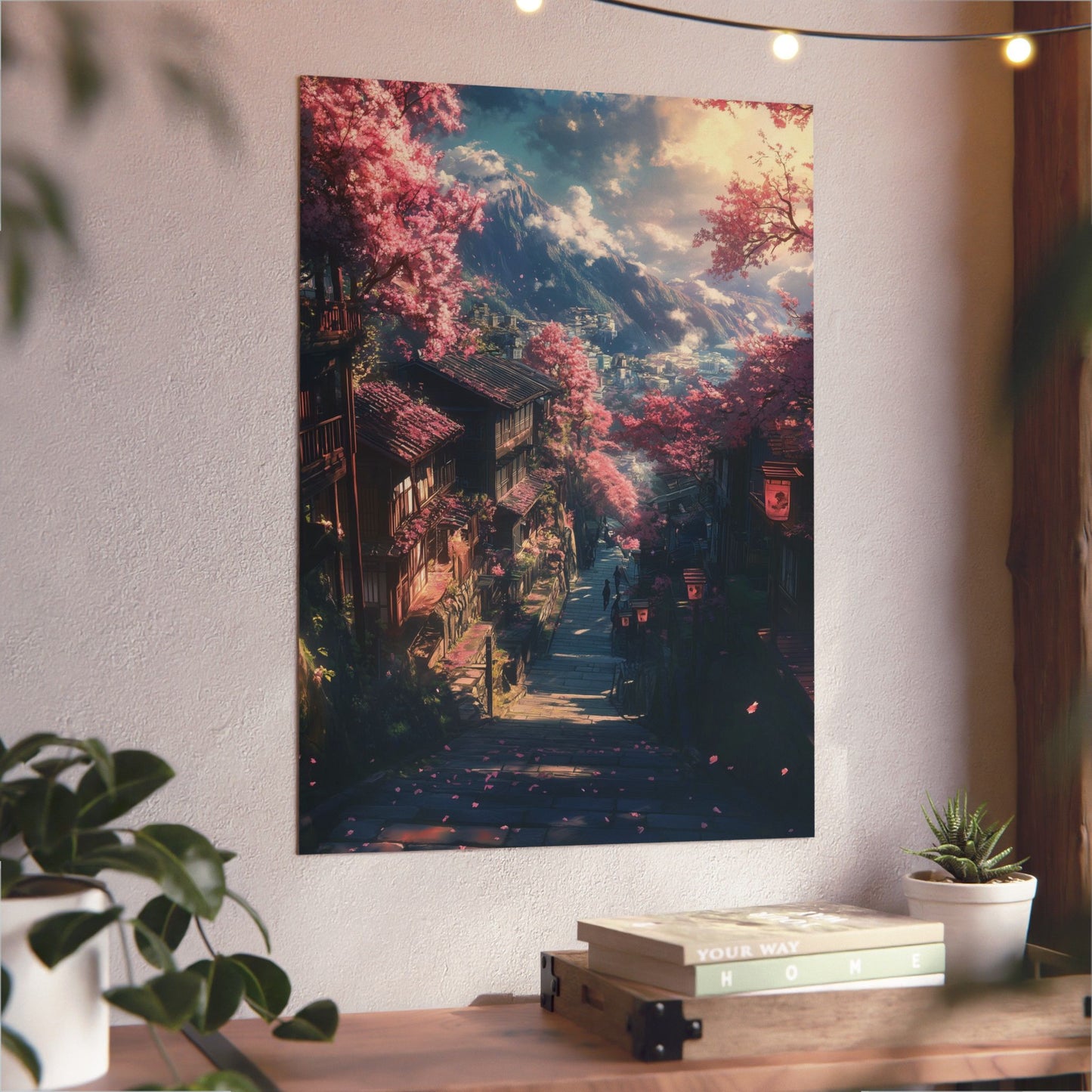 Mountain Glow: The Sakura Haven