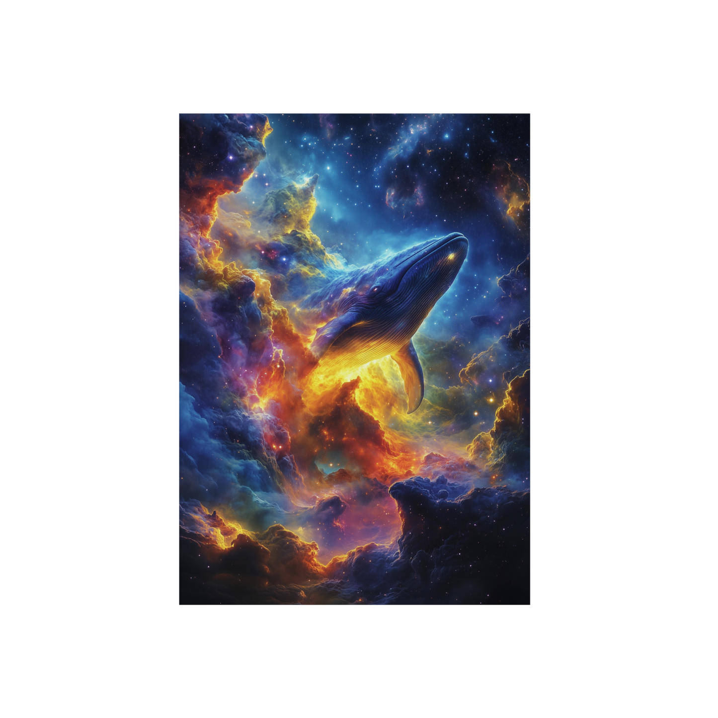 Celestial Whale of the Cosmic Abyss