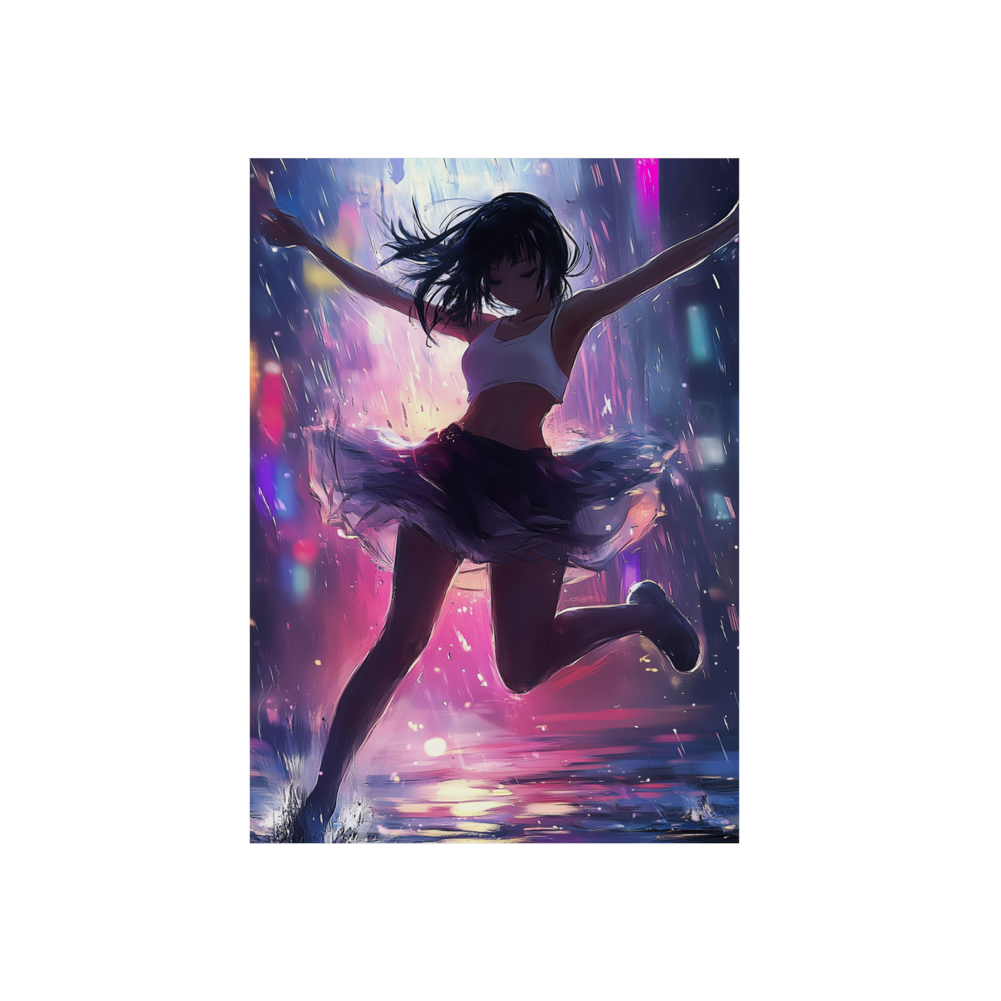Rainfall Glow: The Joy Within