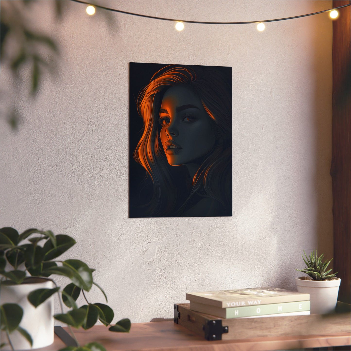 Nocturnal Elegance: A Dark Aesthetic Portrait