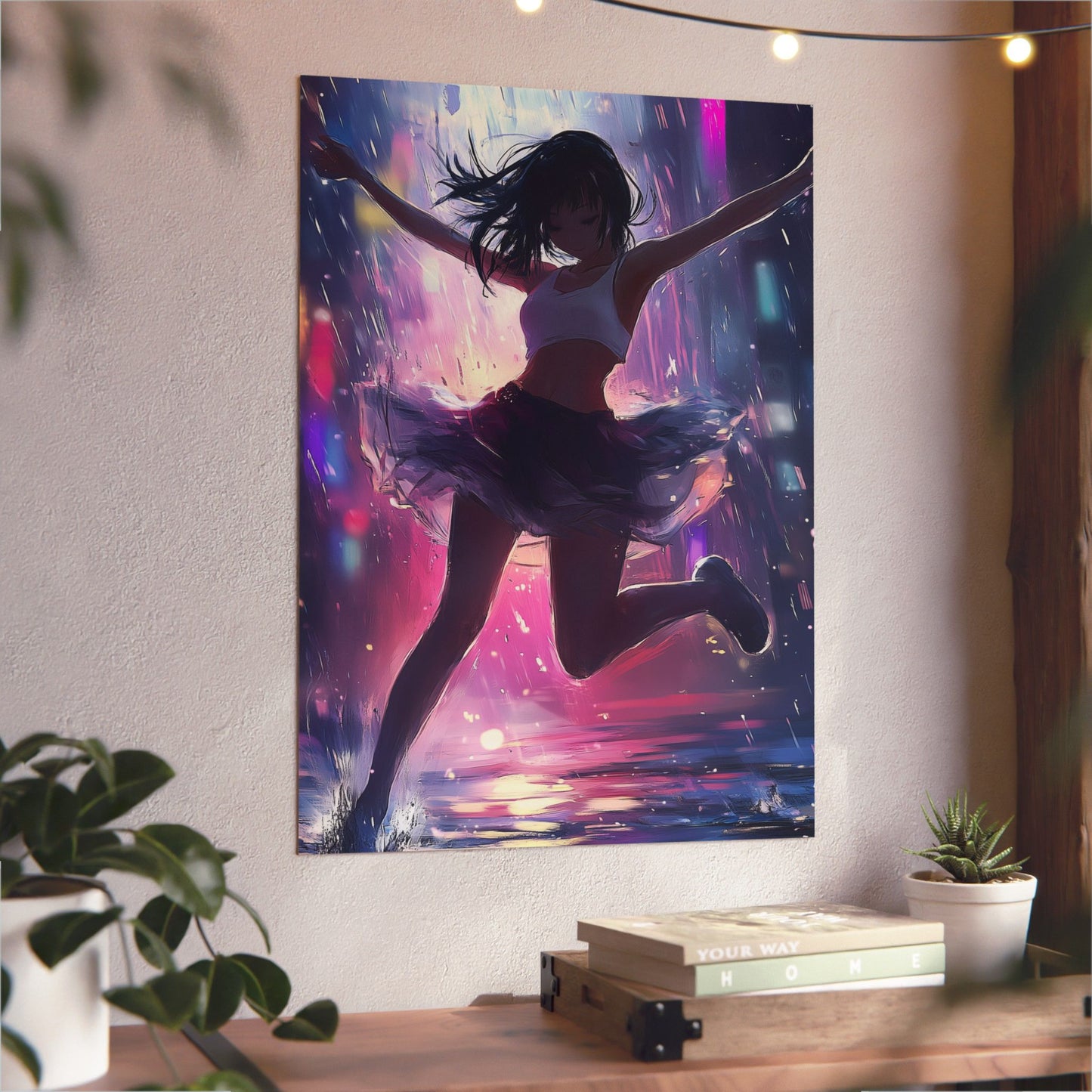 Rainfall Glow: The Joy Within