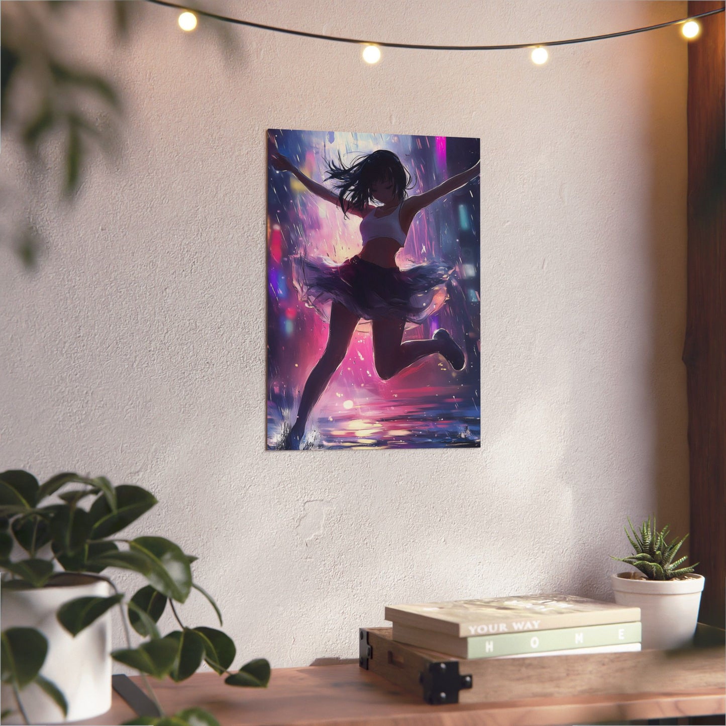 Rainfall Glow: The Joy Within