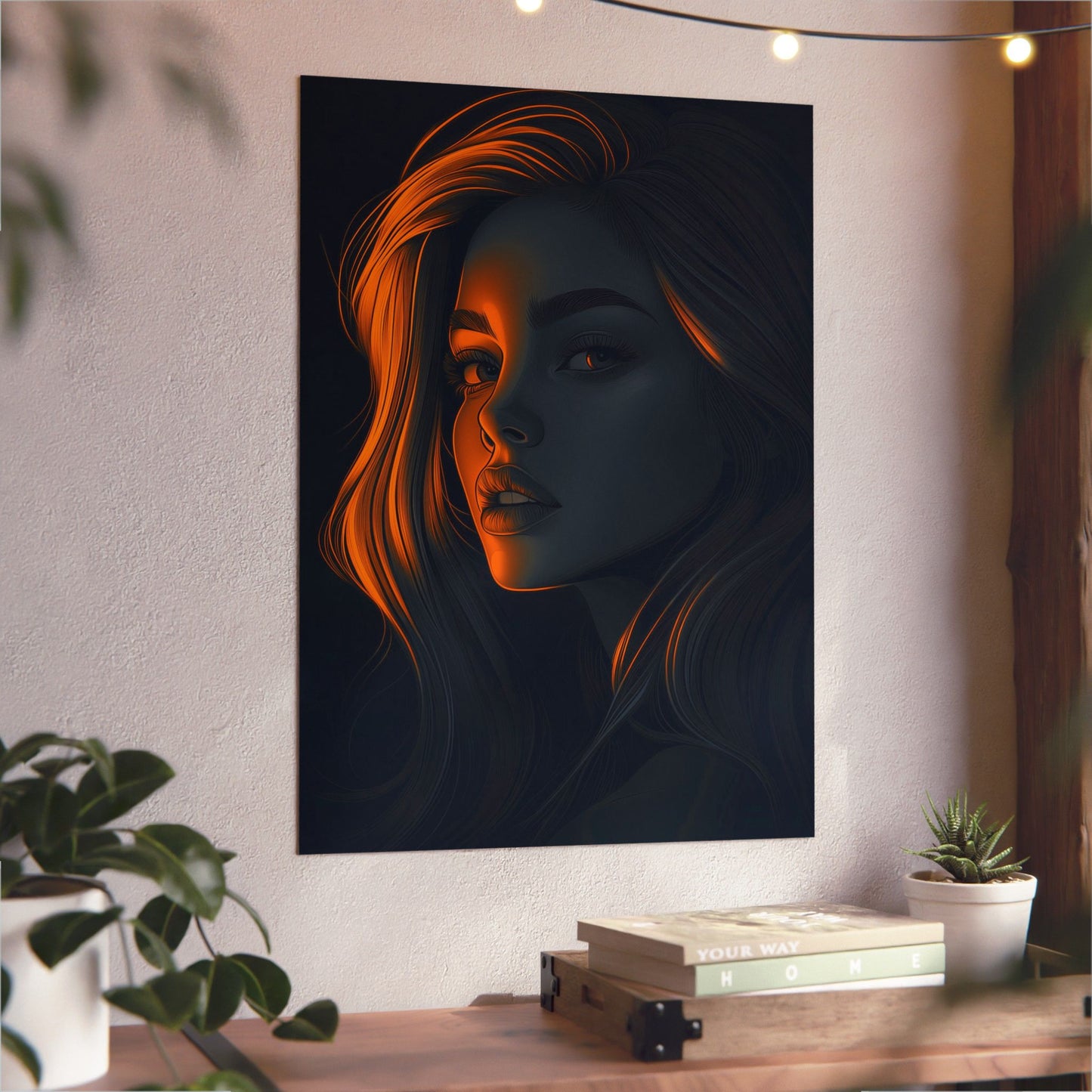 Nocturnal Elegance: A Dark Aesthetic Portrait