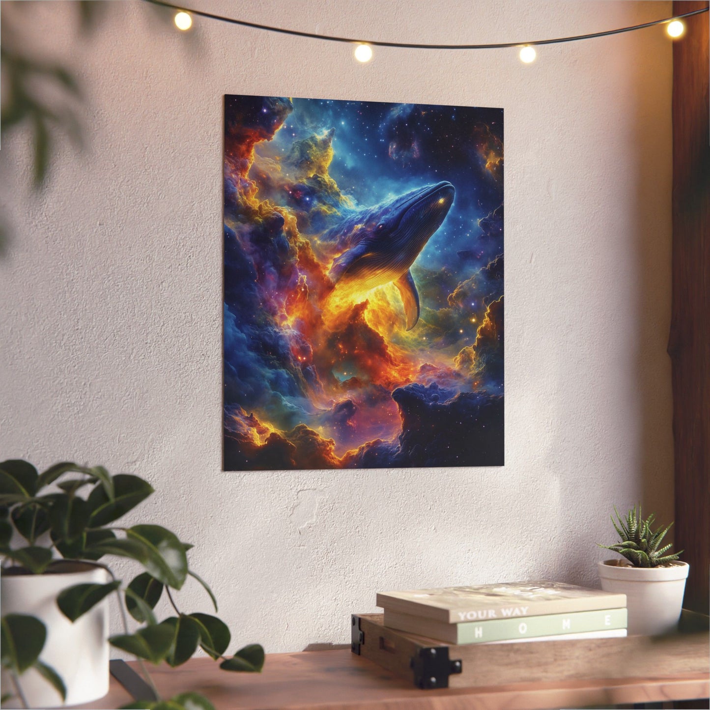 Celestial Whale of the Cosmic Abyss