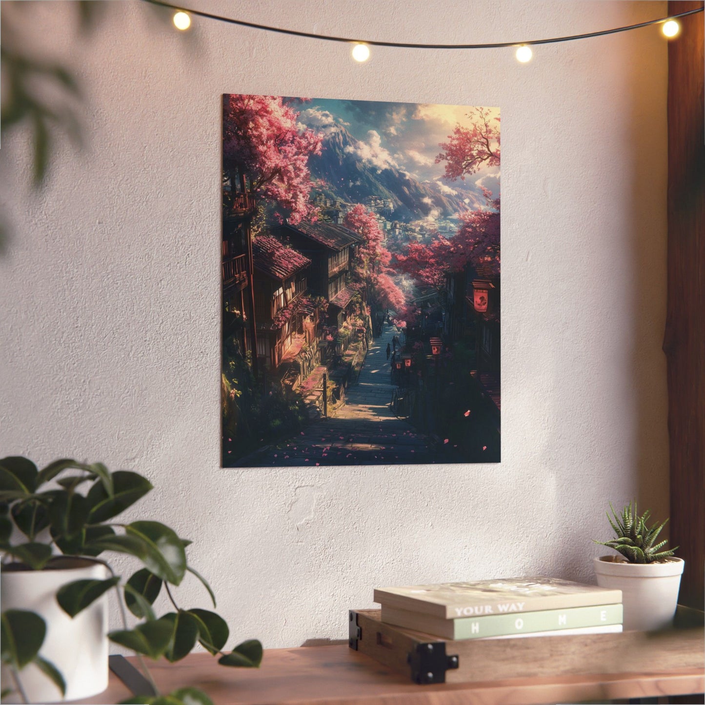 Mountain Glow: The Sakura Haven
