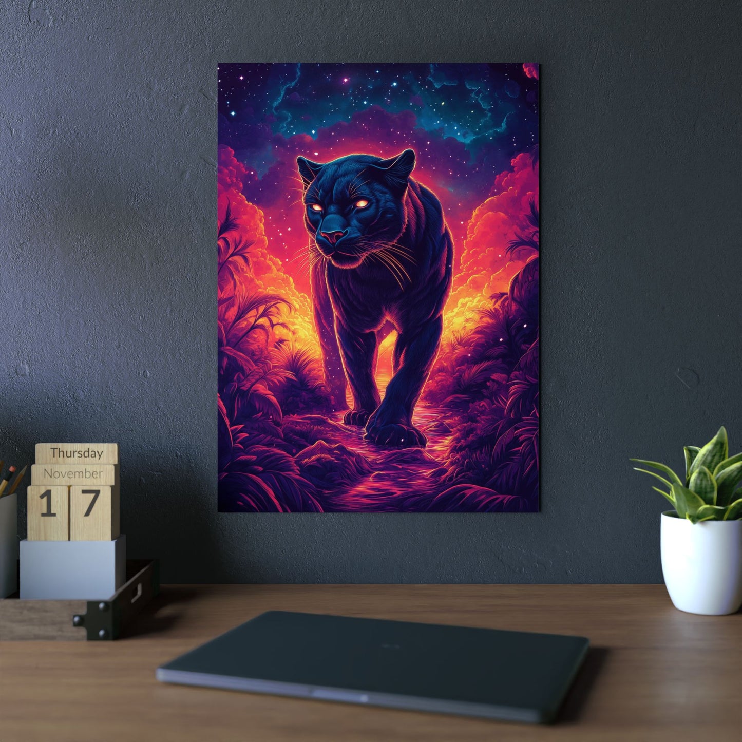 Astral Panther of the Midnight Nebula