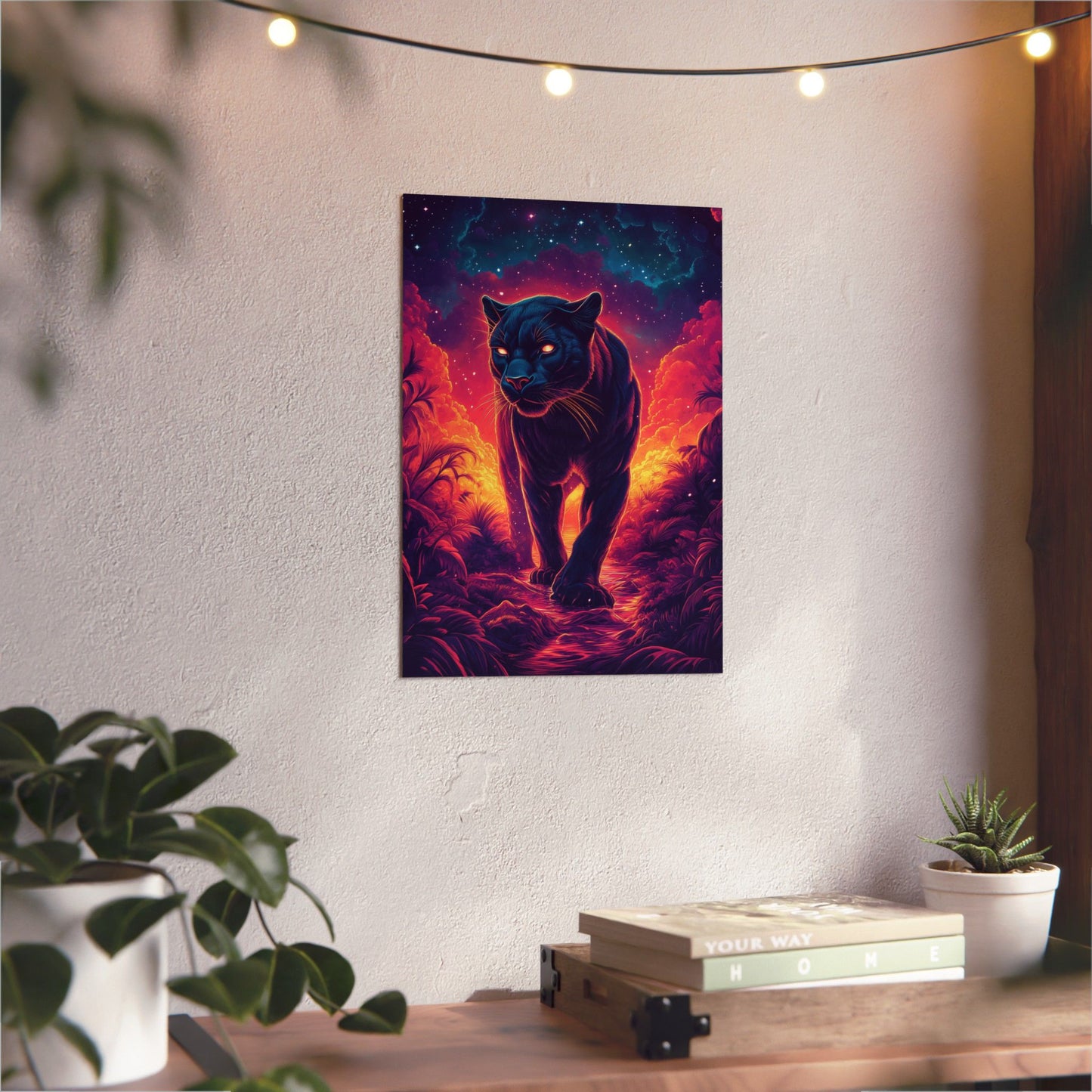 Astral Panther of the Midnight Nebula