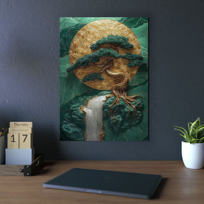 Emerald Bonsai & Waterfall