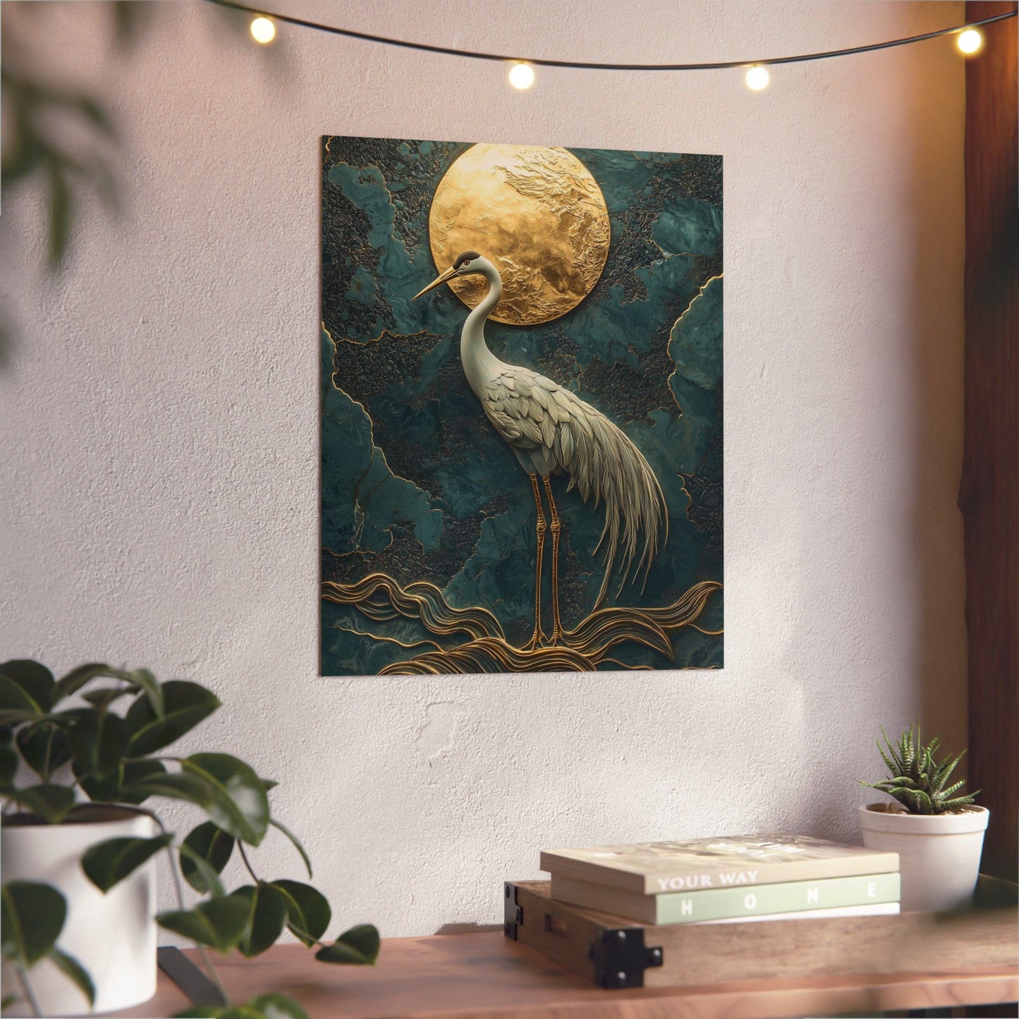 Crane of the Golden Moon