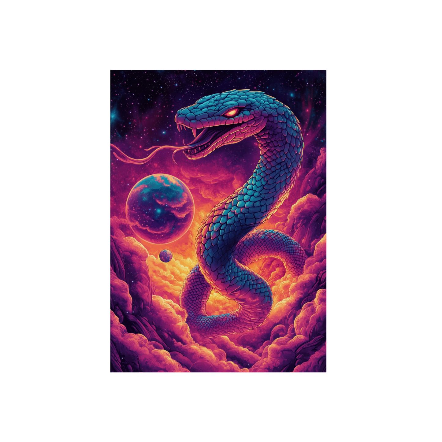 Cosmic Serpent of the Stellar Abyss