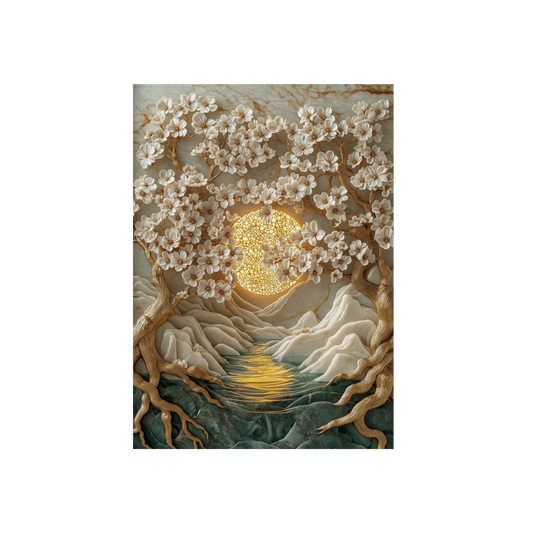 Golden Blossom Moon