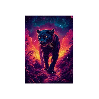 Astral Panther of the Midnight Nebula