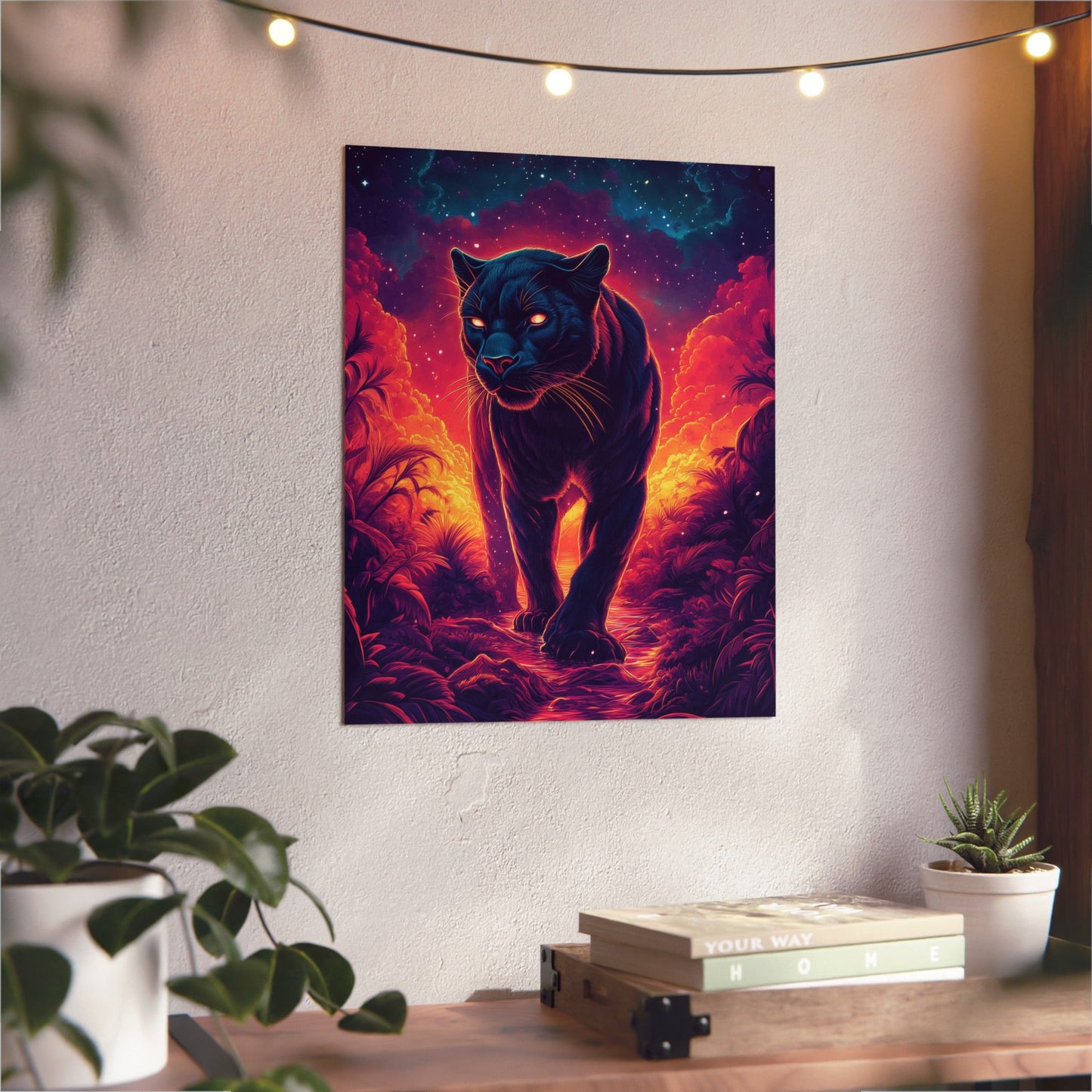 Astral Panther of the Midnight Nebula