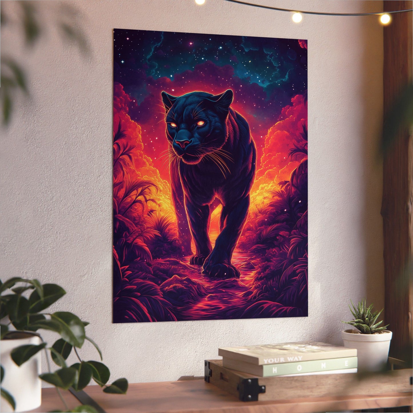 Astral Panther of the Midnight Nebula